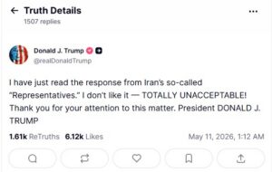 US President Donald Trump 